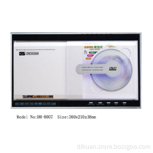Wall dvd player with sliding cover